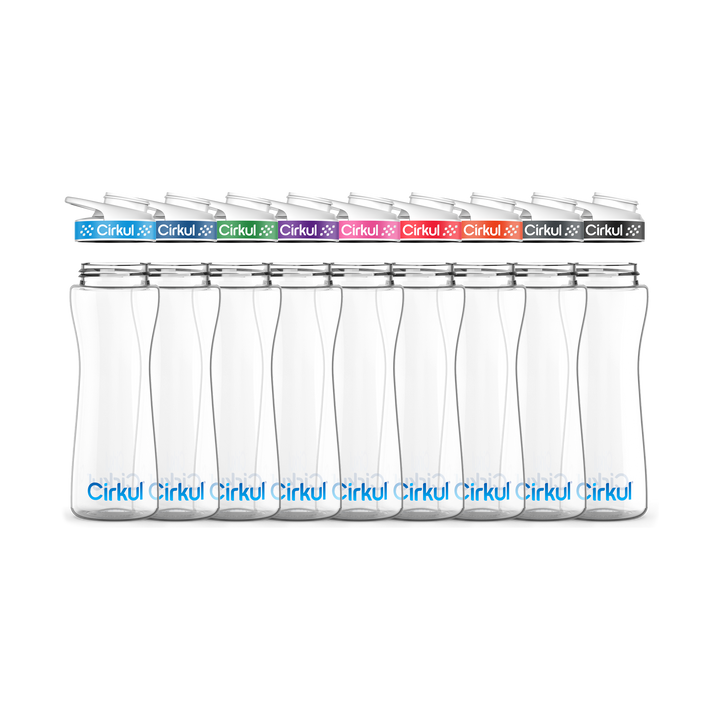 22oz. Plastic Bottle & Comfort Grip Lid T6